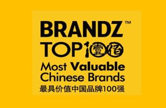 2013年(nian)BrandZ中(zhong)國(guo)品(pin)牌50強調查結果出爐